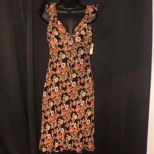 VNTG Muse Floral Chiffon Dress Size 4